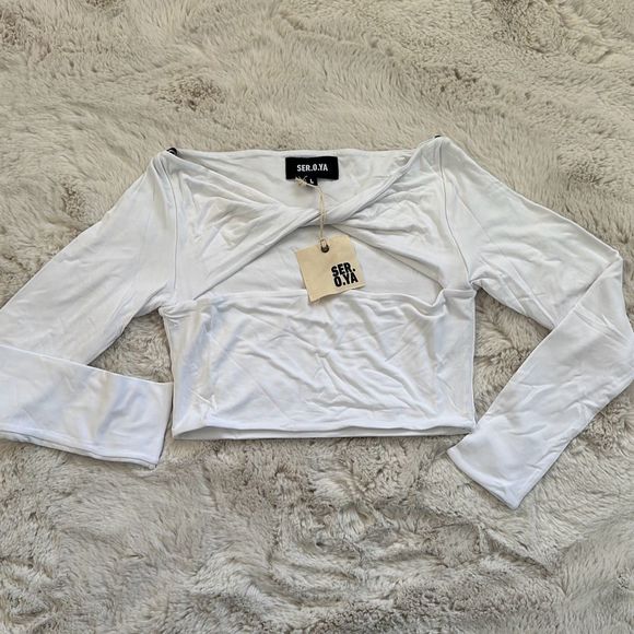 Ser.O.Ya Ellis Top White Size L - Picture 6 of 8